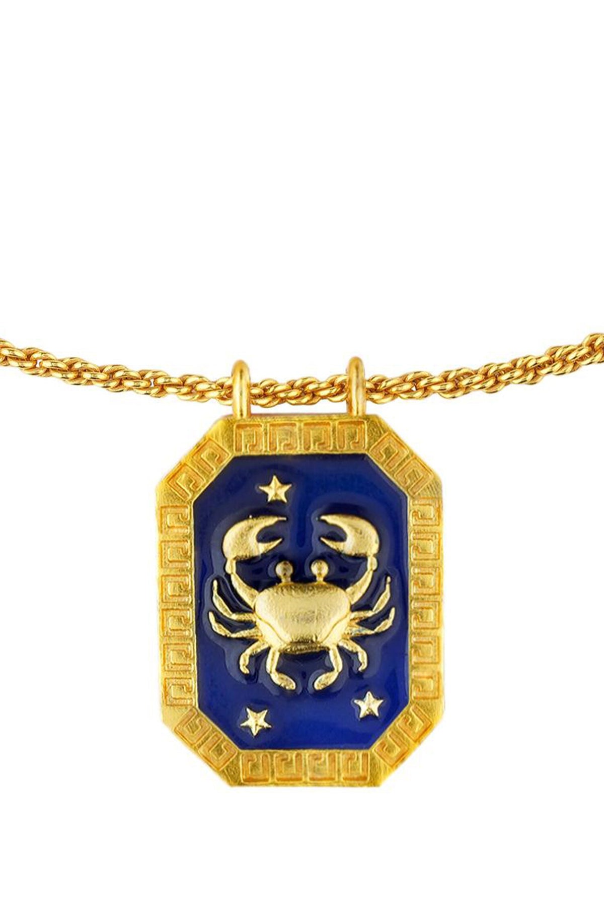 Cancer Zodiac Tablet Necklace 