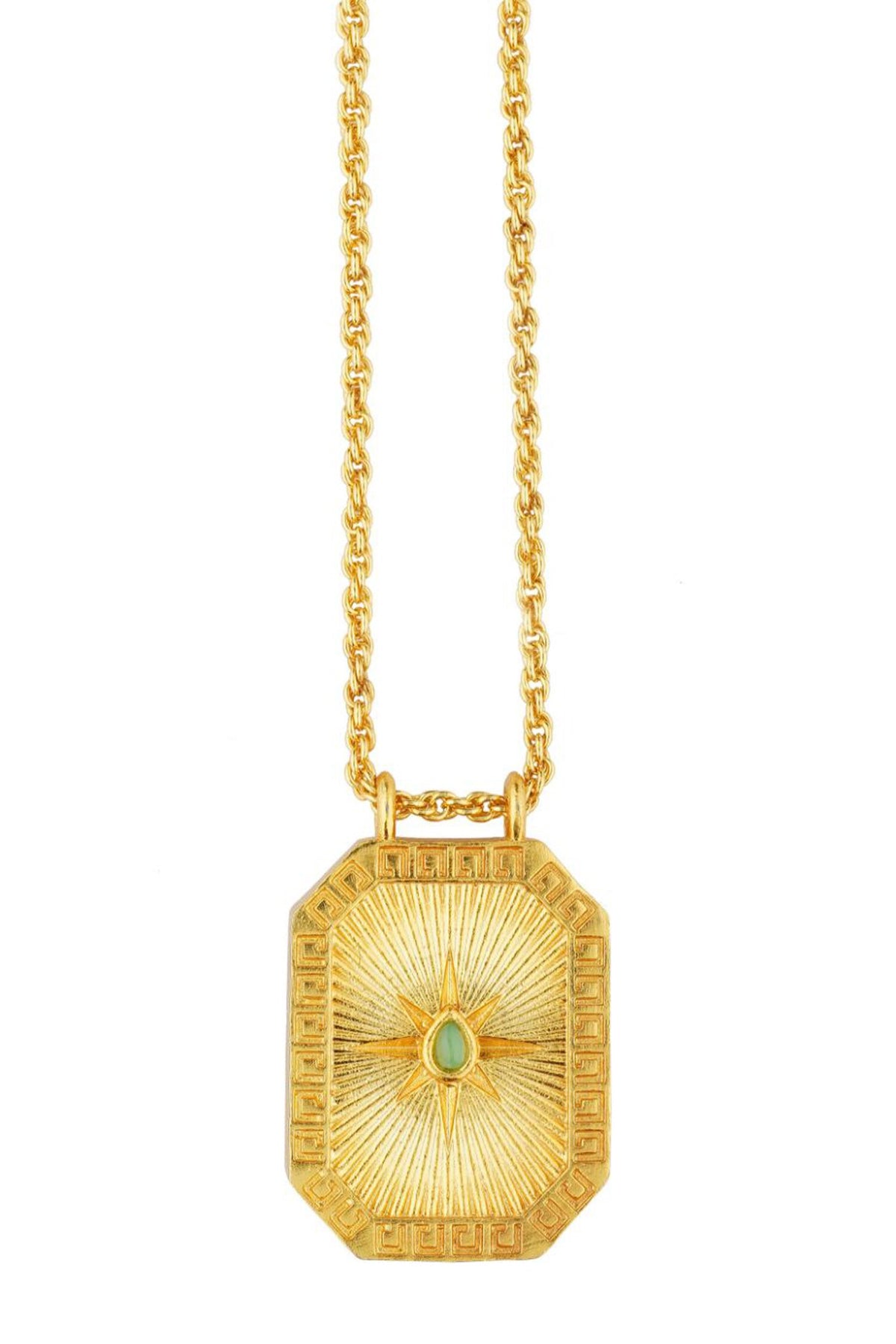 Taurus Zodiac Tablet Necklace 