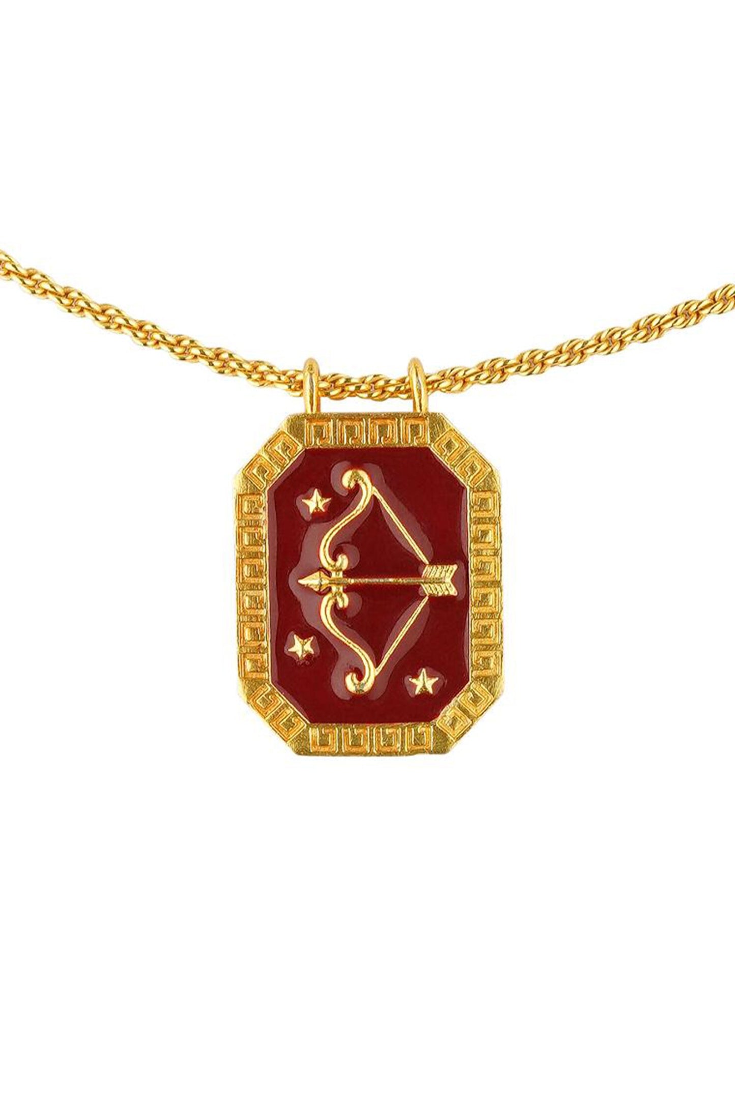 Sagittarius Zodiac Tablet Necklace 