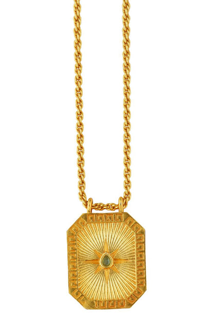 Sagittarius Zodiac Tablet Necklace 