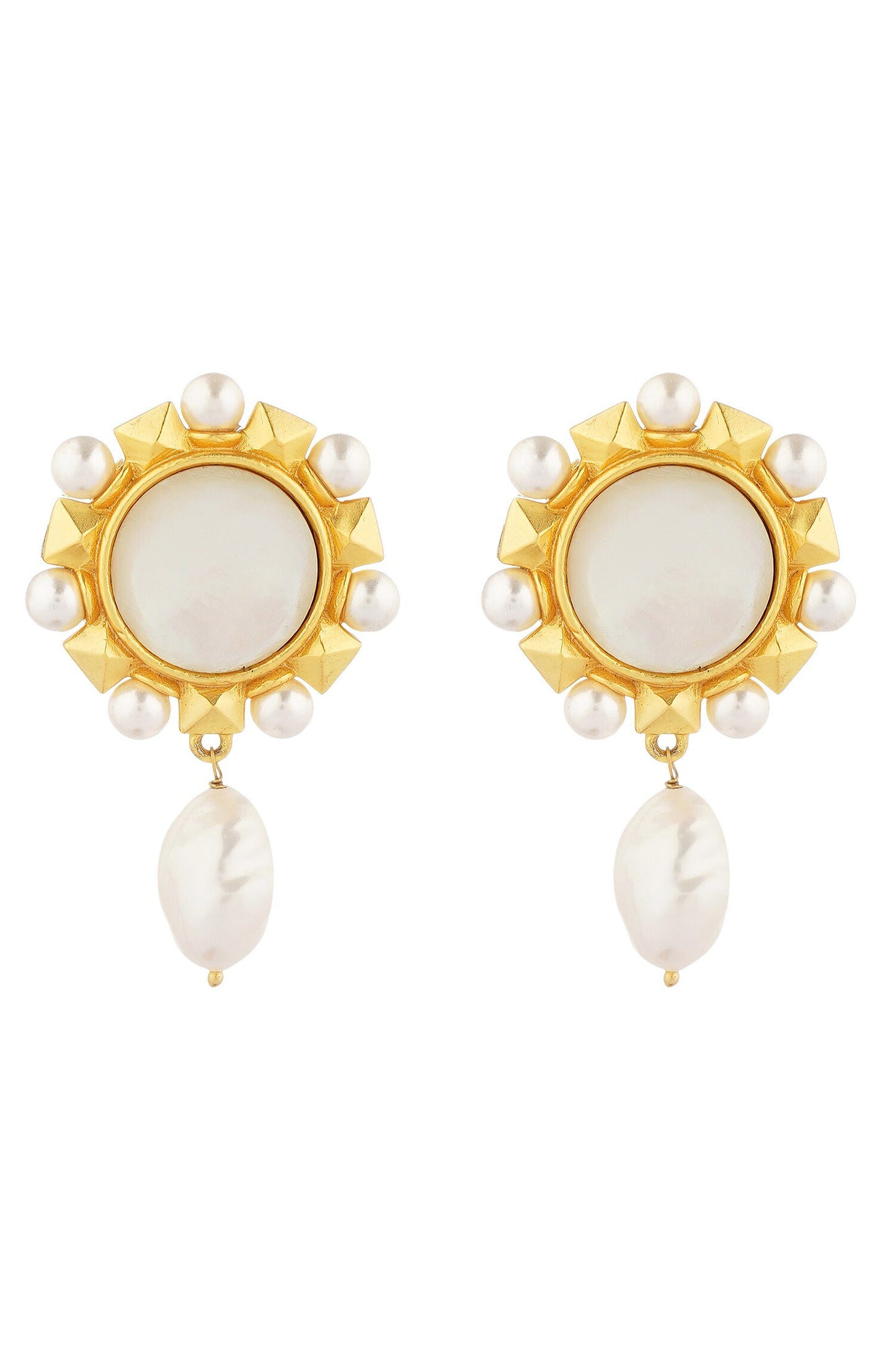 Designer Pearl Drop Earrings 