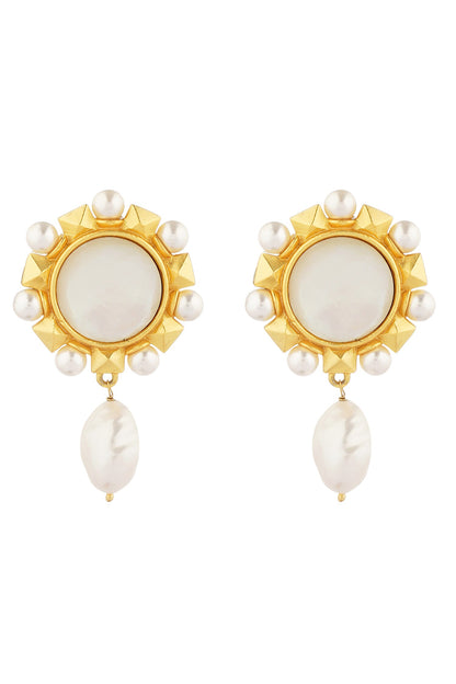 Designer Pearl Drop Earrings 