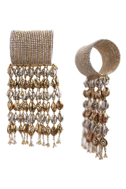 Vara Bangle with Pearl & Bead Embellishments 