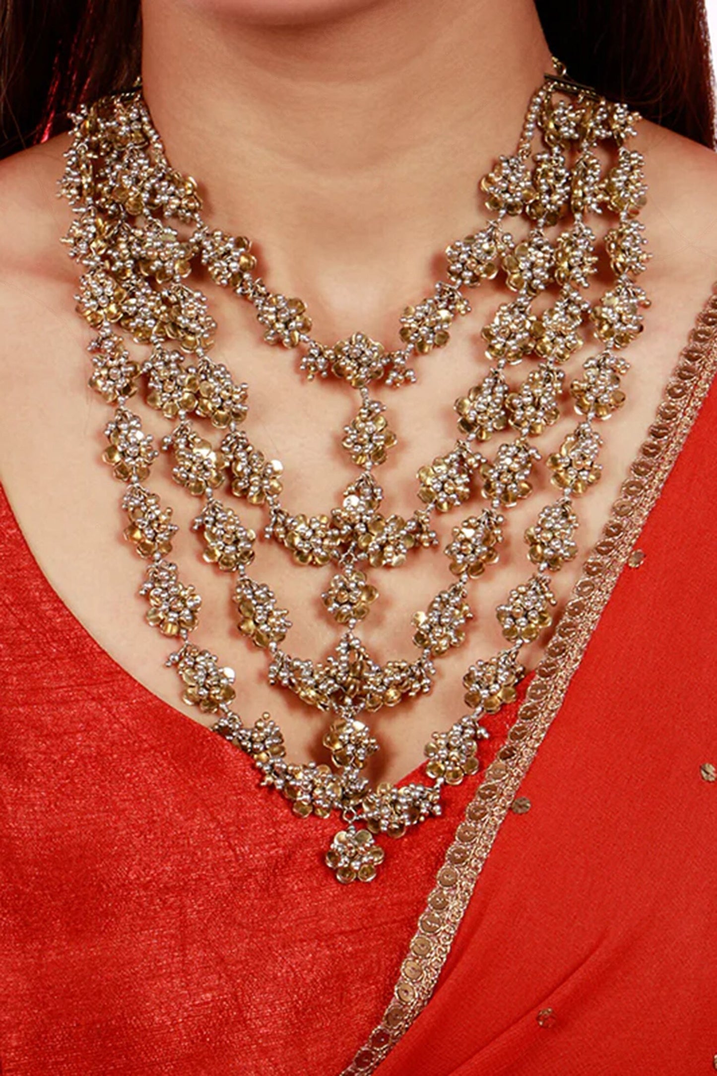 Amrita Antique Gold Necklace 