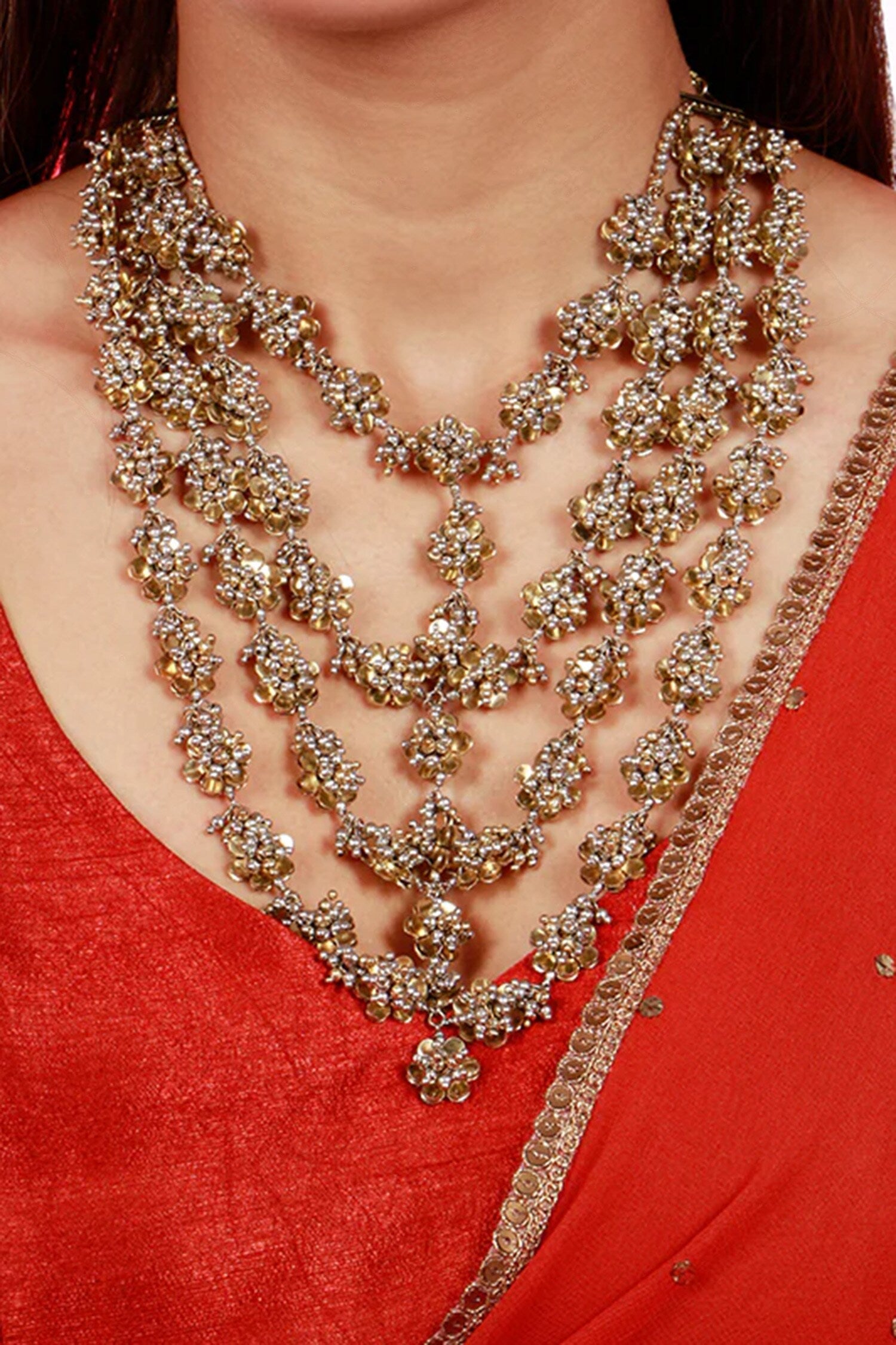 Amrita Antique Gold Necklace 