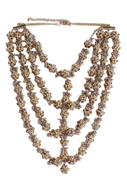 Antique Gold Beaded Mathapatti 