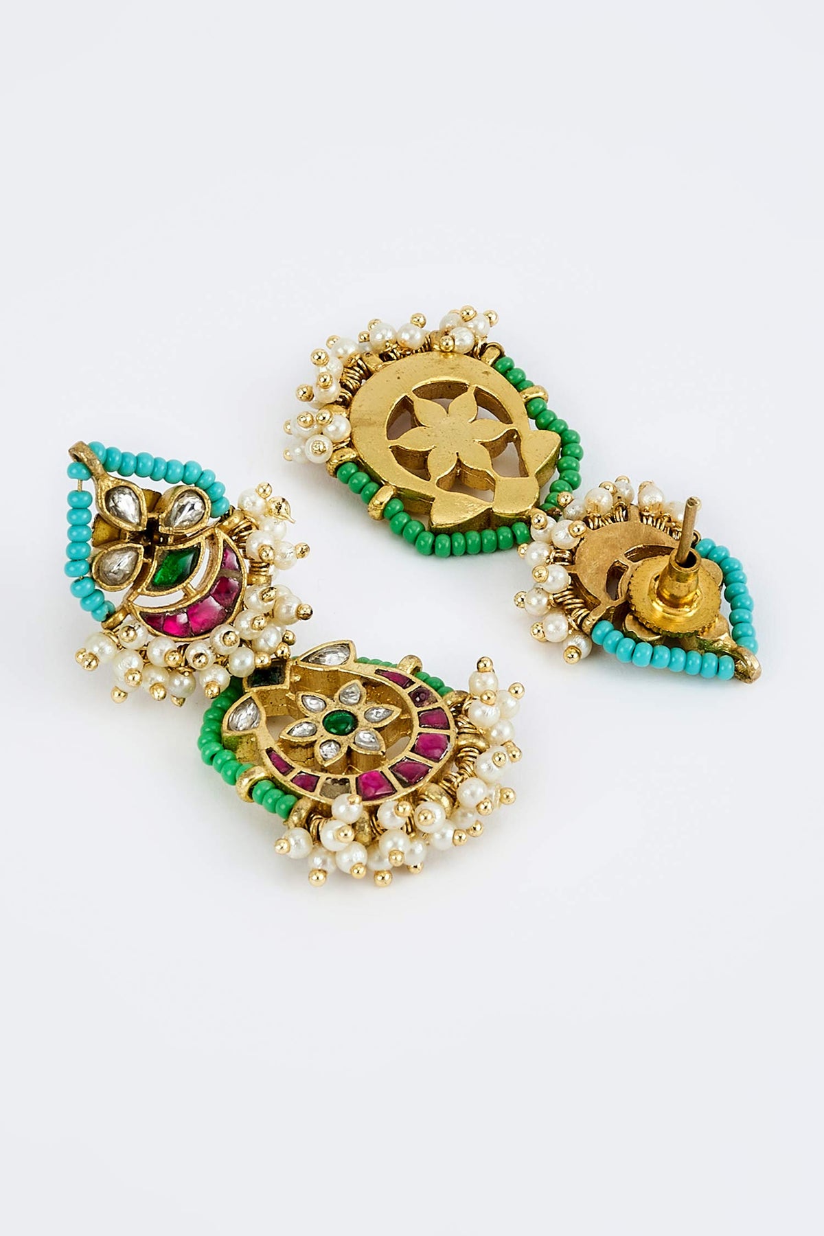 Multi Beaded Necklace & Earring Set 