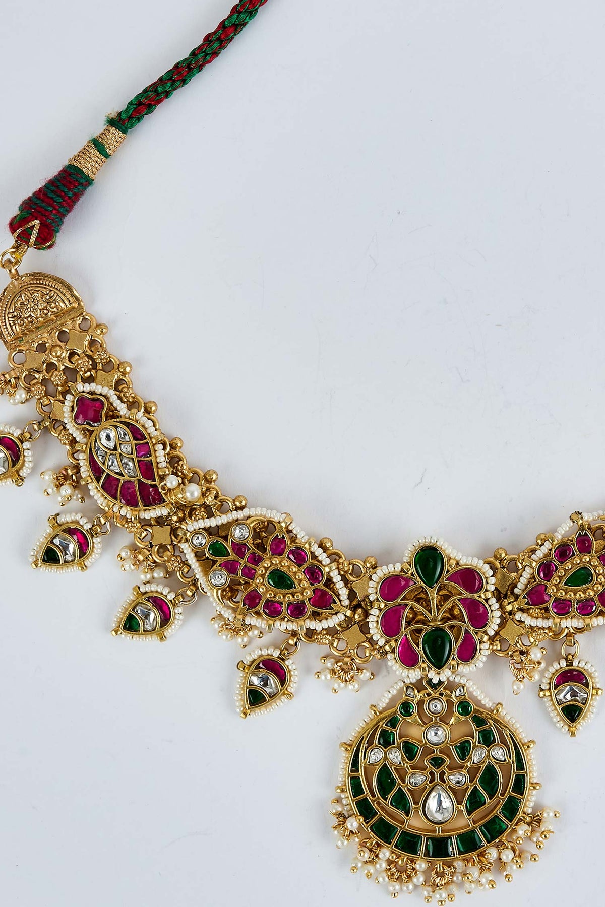 Kundan Polki Designer Jewellery Set 