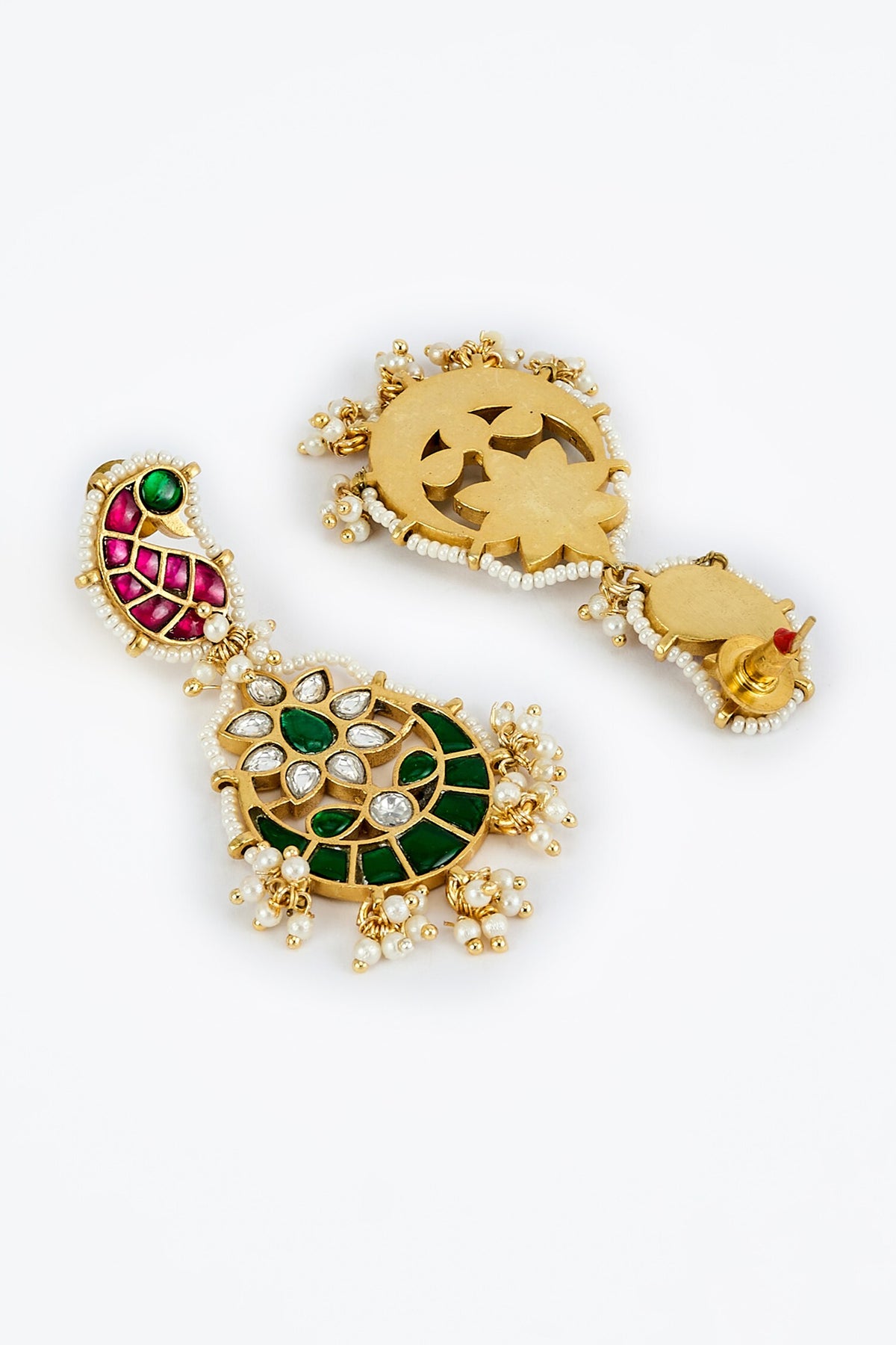 Kundan Polki Designer Jewellery Set 