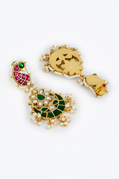 Kundan Polki Designer Jewellery Set 