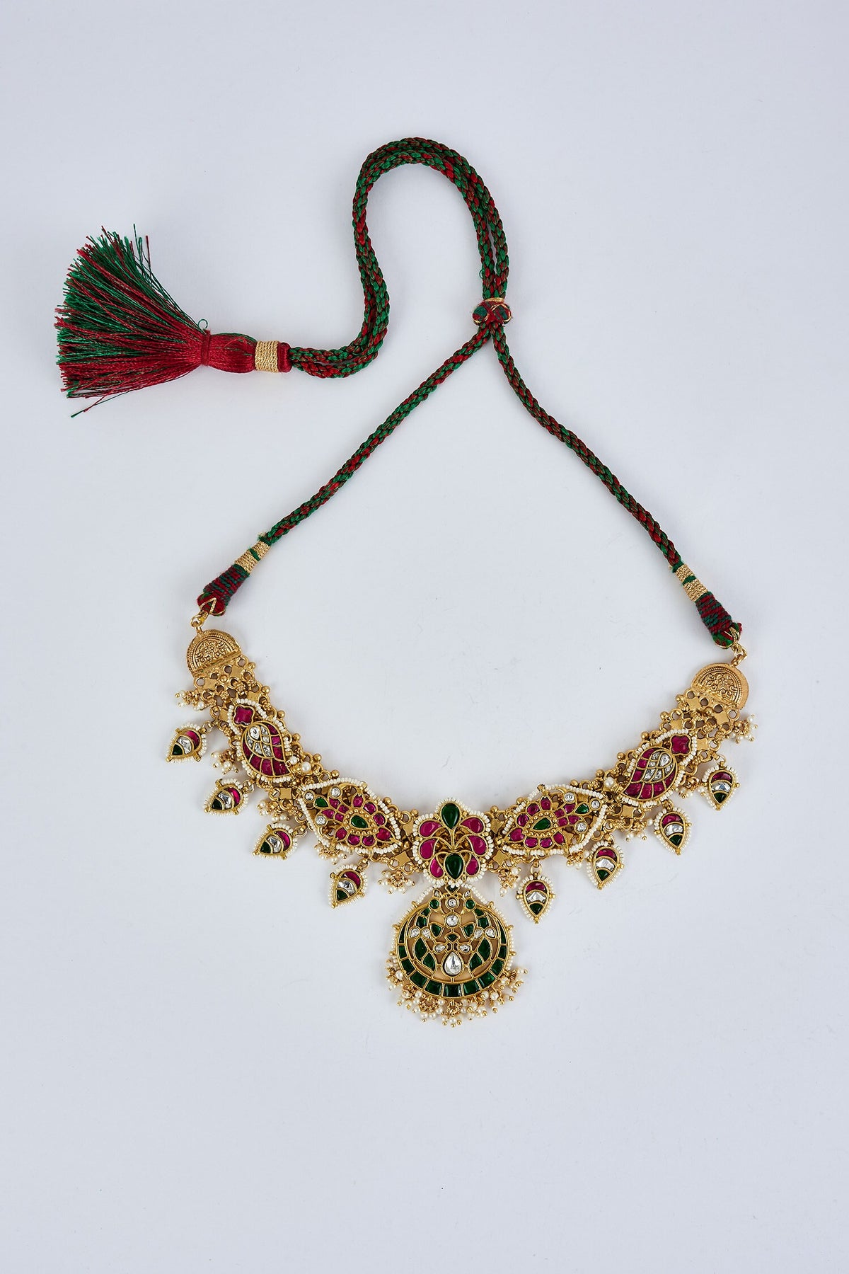 Kundan Polki Designer Jewellery Set 