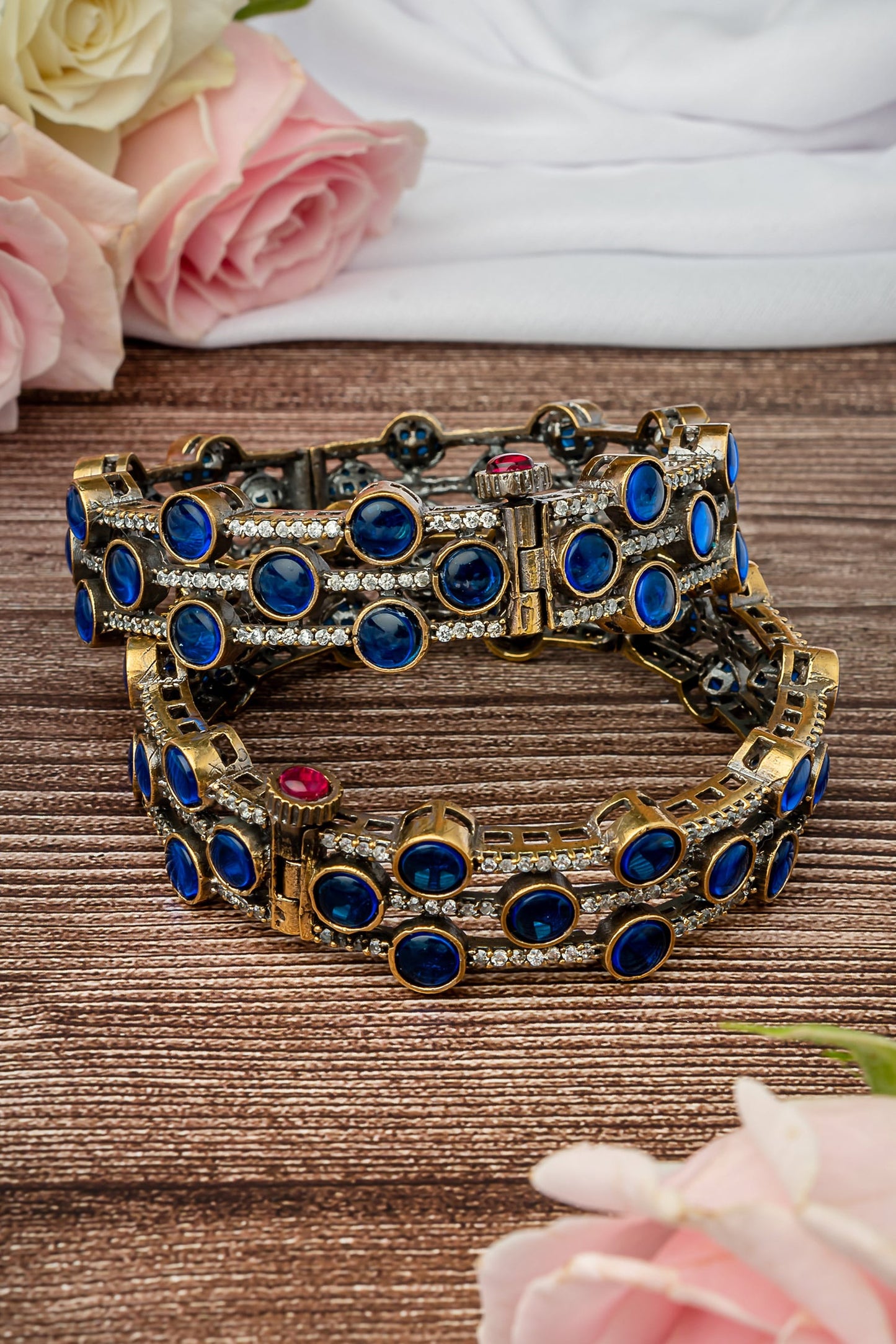 Designer Beaded Bangles Set 