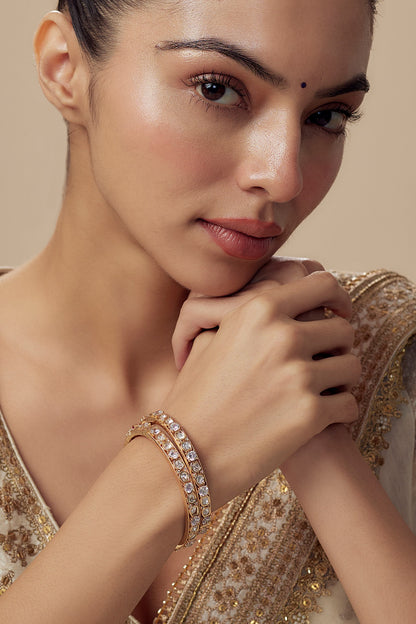 Designer Kundan Polki Bangles 