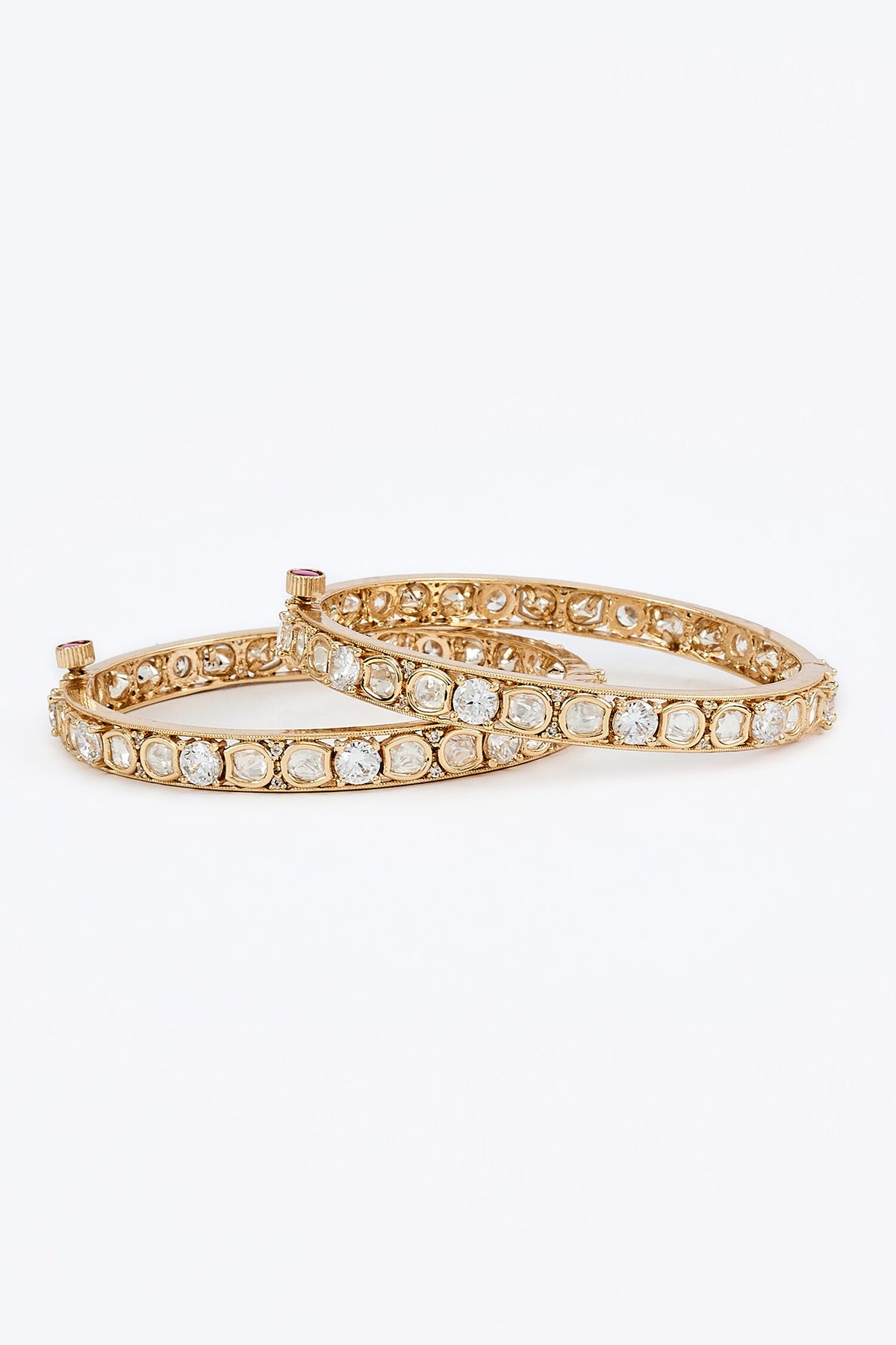 Designer Kundan Polki Bangles 