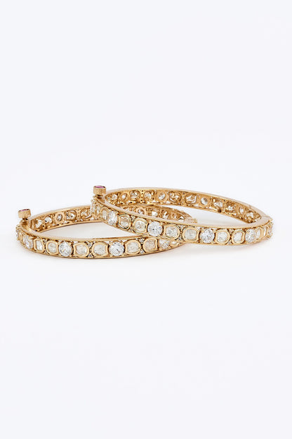Designer Kundan Polki Bangles 
