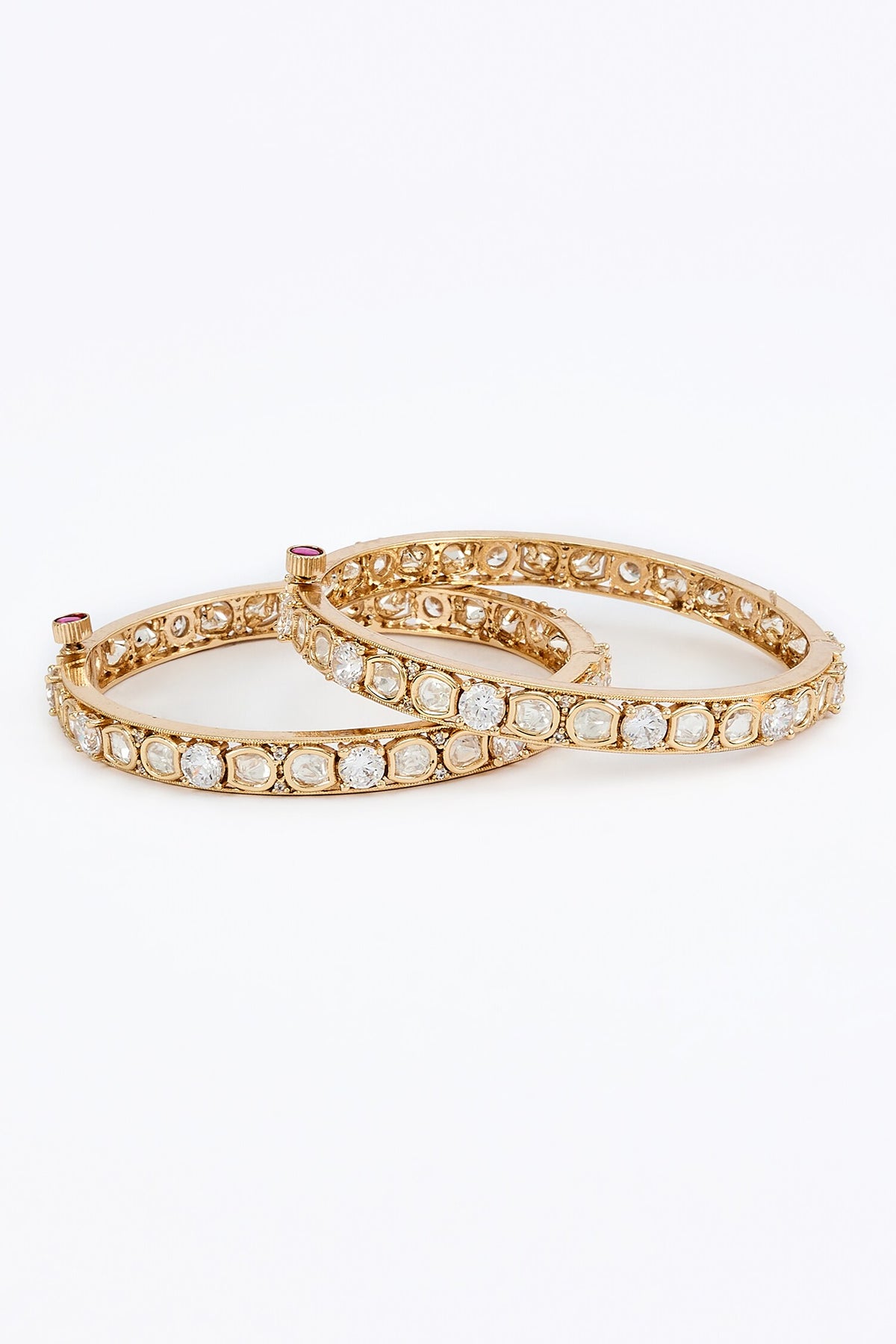 Designer Kundan Polki Bangles 