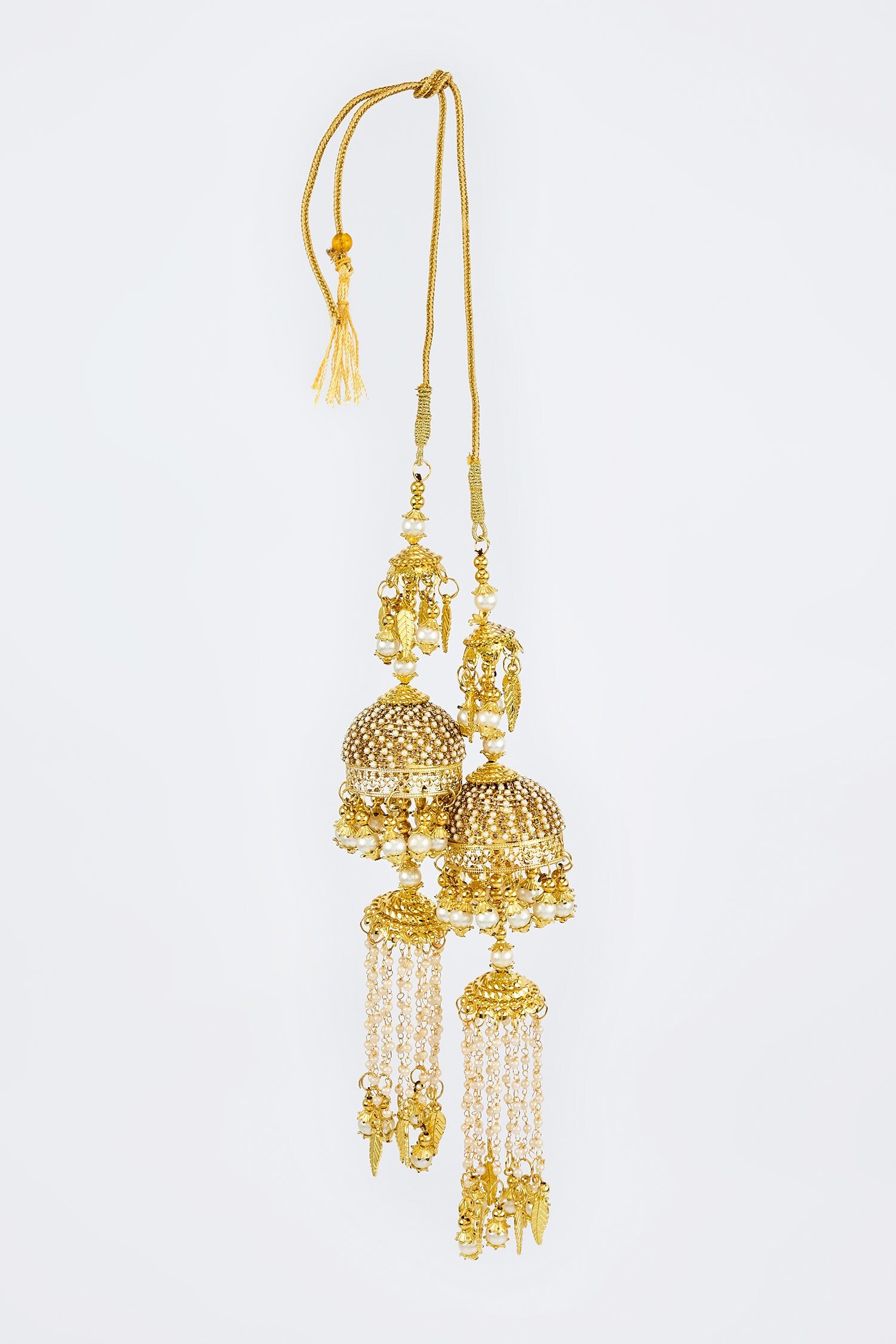 Gold Kundan Polki Kaleera Set 