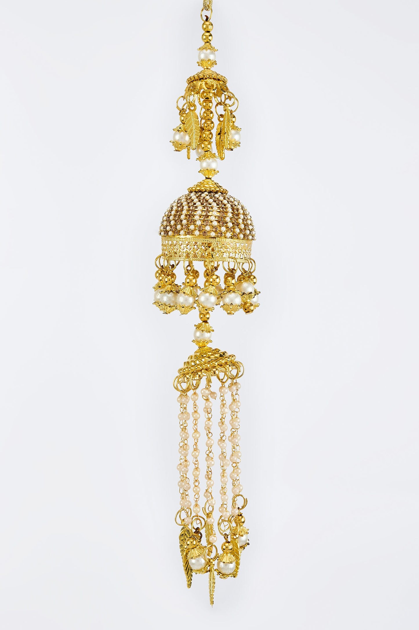 Gold Kundan Polki Kaleera Set 