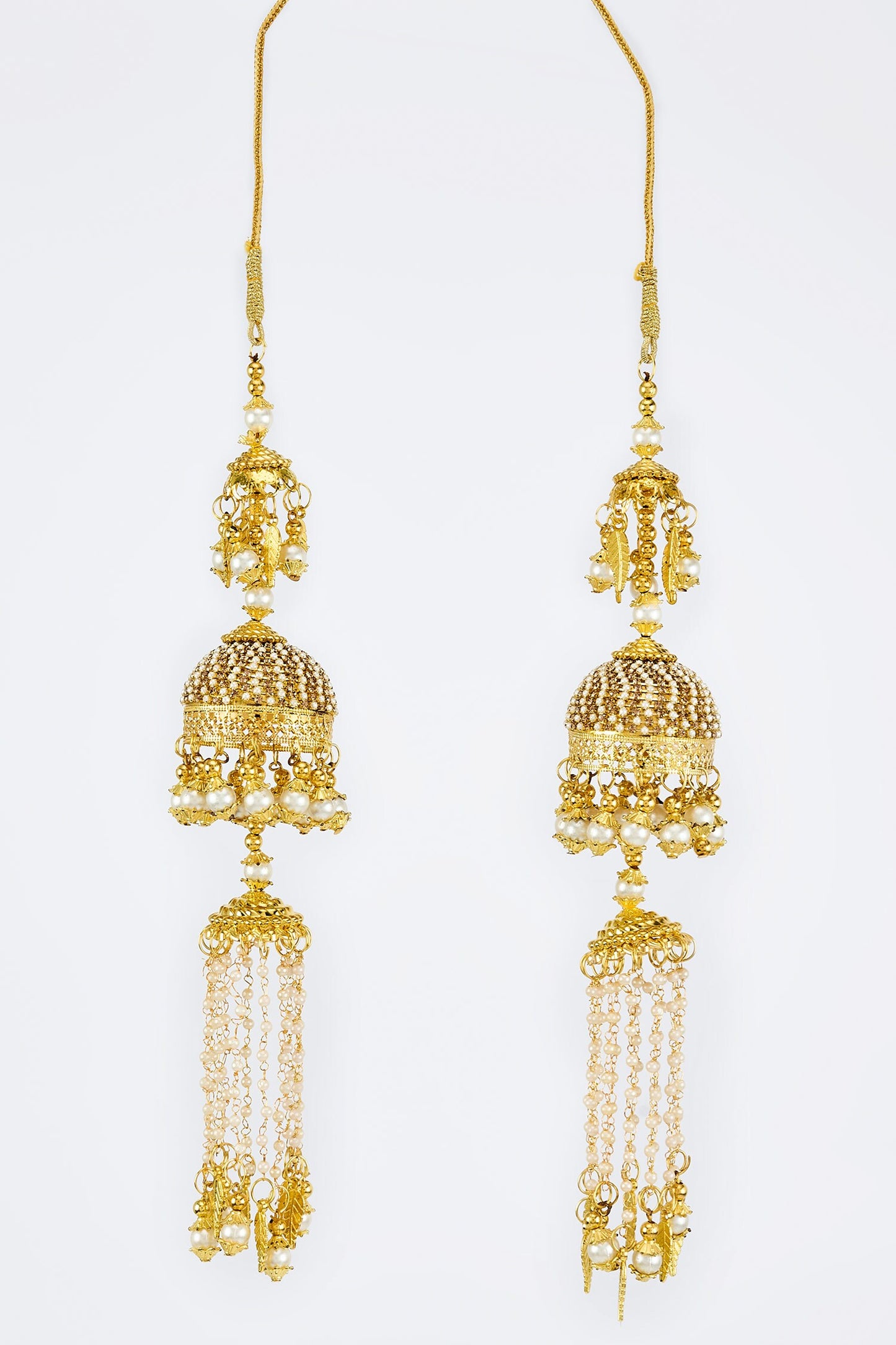 Gold Kundan Polki Kaleera Set 