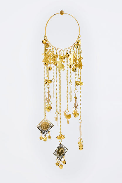 Gold Adjustable Kaleera Bangles 