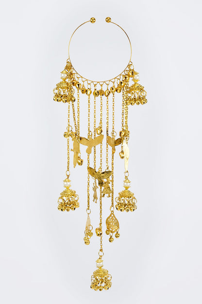 Gold Adjustable Kaleera Bangles 