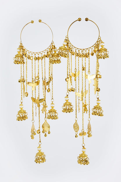 Gold Adjustable Kaleera Bangles 