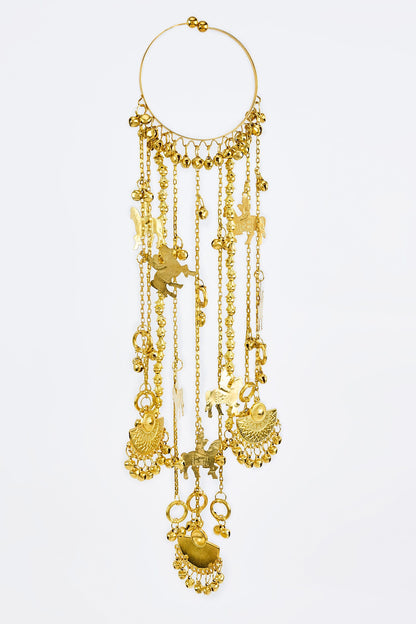 Gold Adjustable Kaleera Bangles 