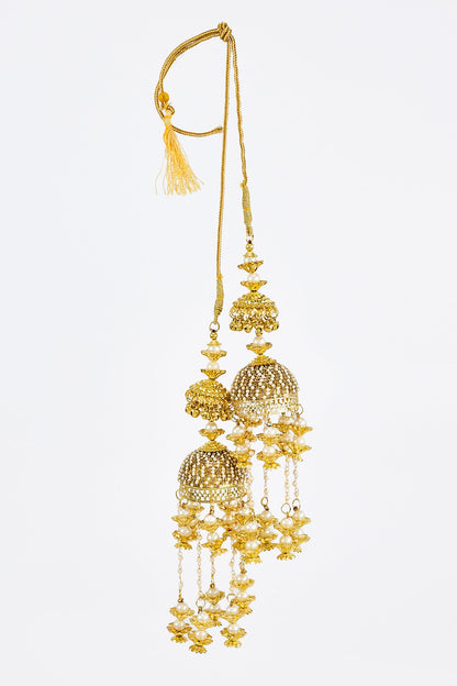 Gold Kundan Polki Designer Kaleeras 