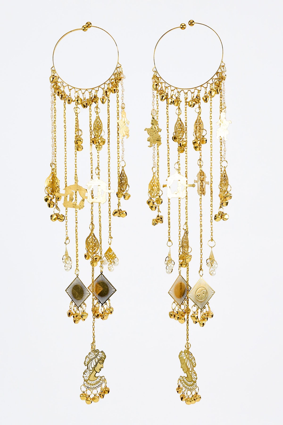 Gold Adjustable Kaleera Bangles 