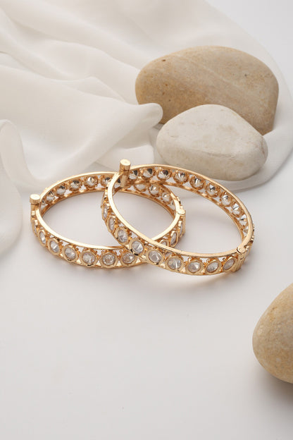 Embellished Polki Bangles 