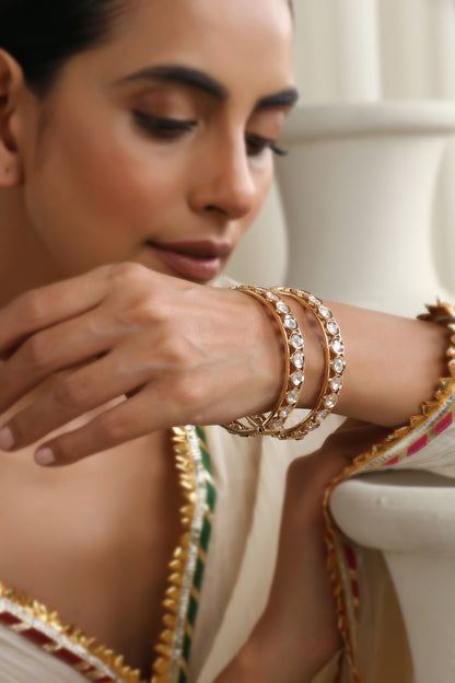 Embellished Polki Bangles 