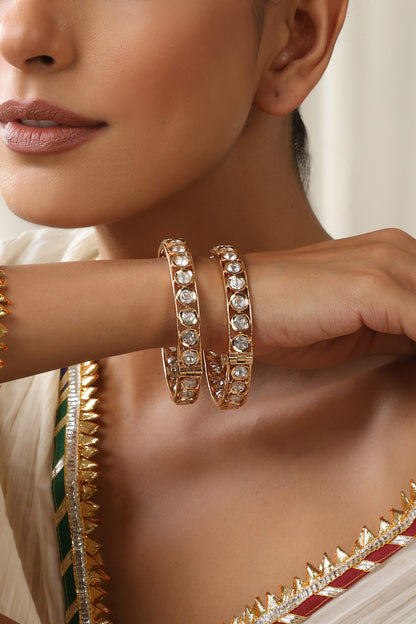 Embellished Polki Bangles 