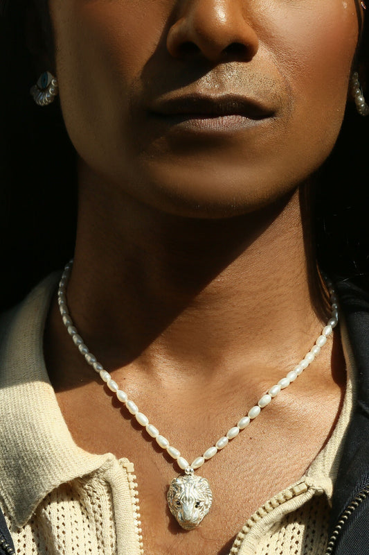 Huli Tiger Silver Pendant 