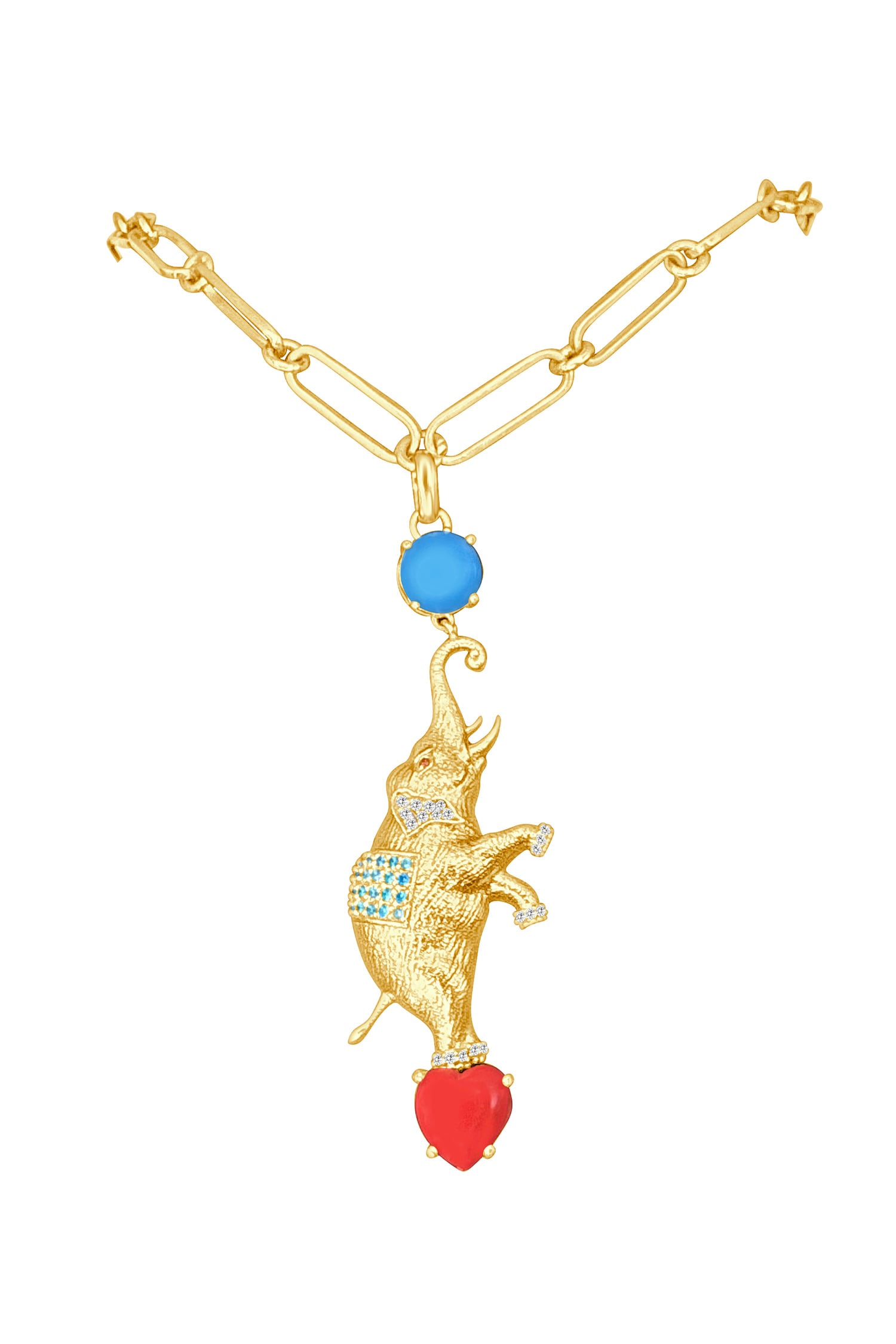 Circus Elephant Pendant 