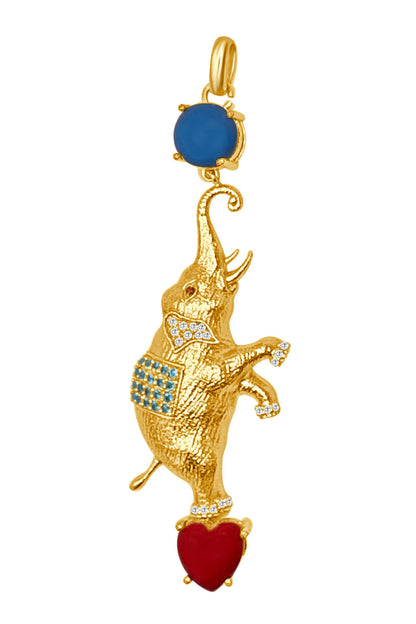 Circus Elephant Pendant 