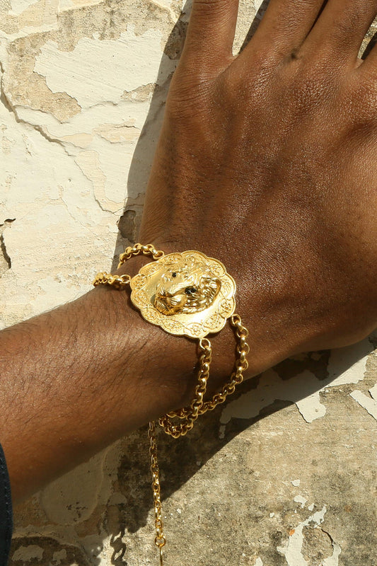 Huli Tiger Gold Bracelet 