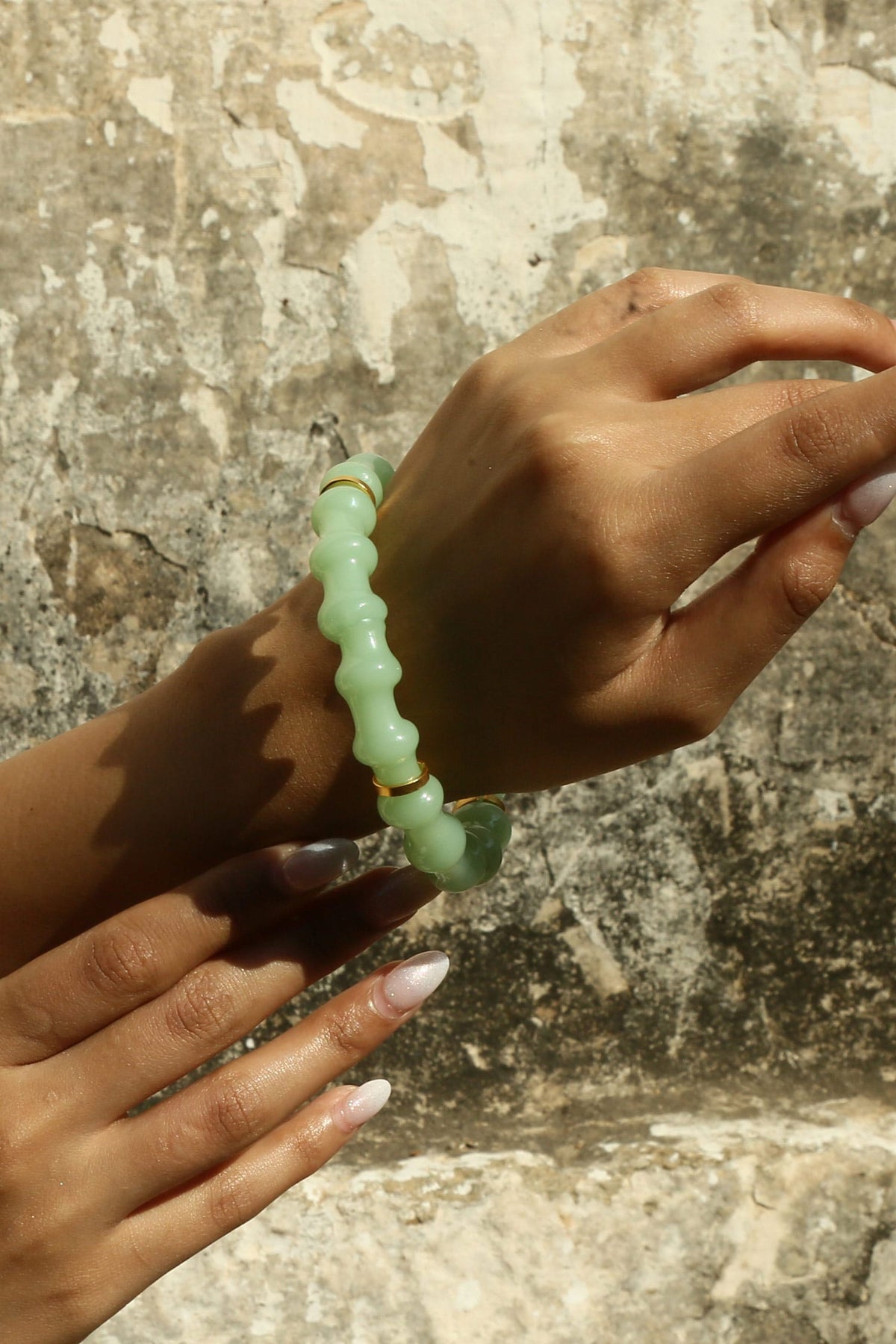 Sona Green Glass Bangle 