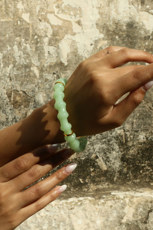 Sona Green Glass Bangle 