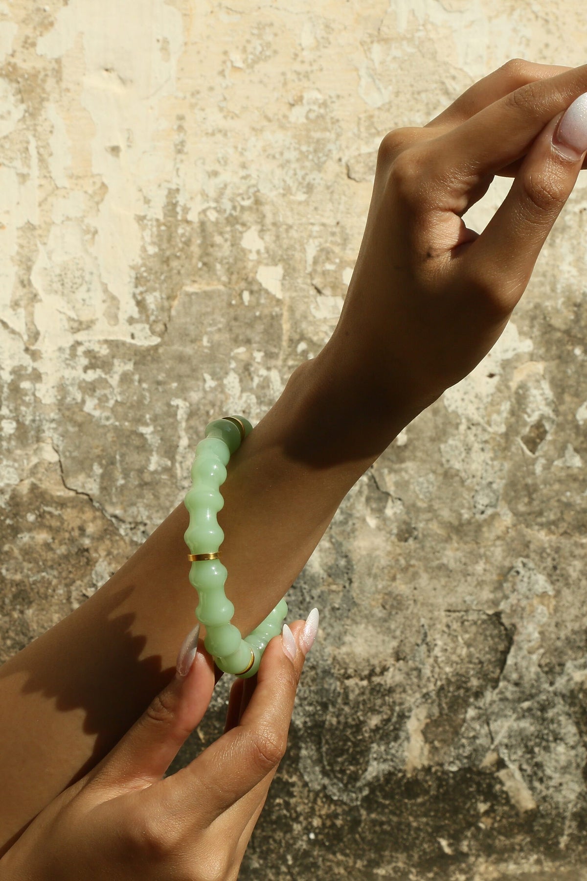 Sona Green Glass Bangle 