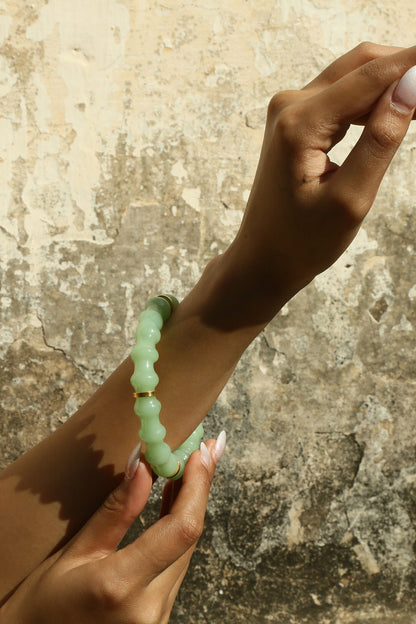 Sona Green Glass Bangle 