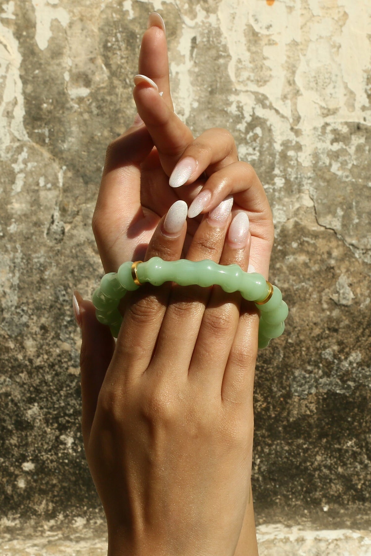 Sona Green Glass Bangle 