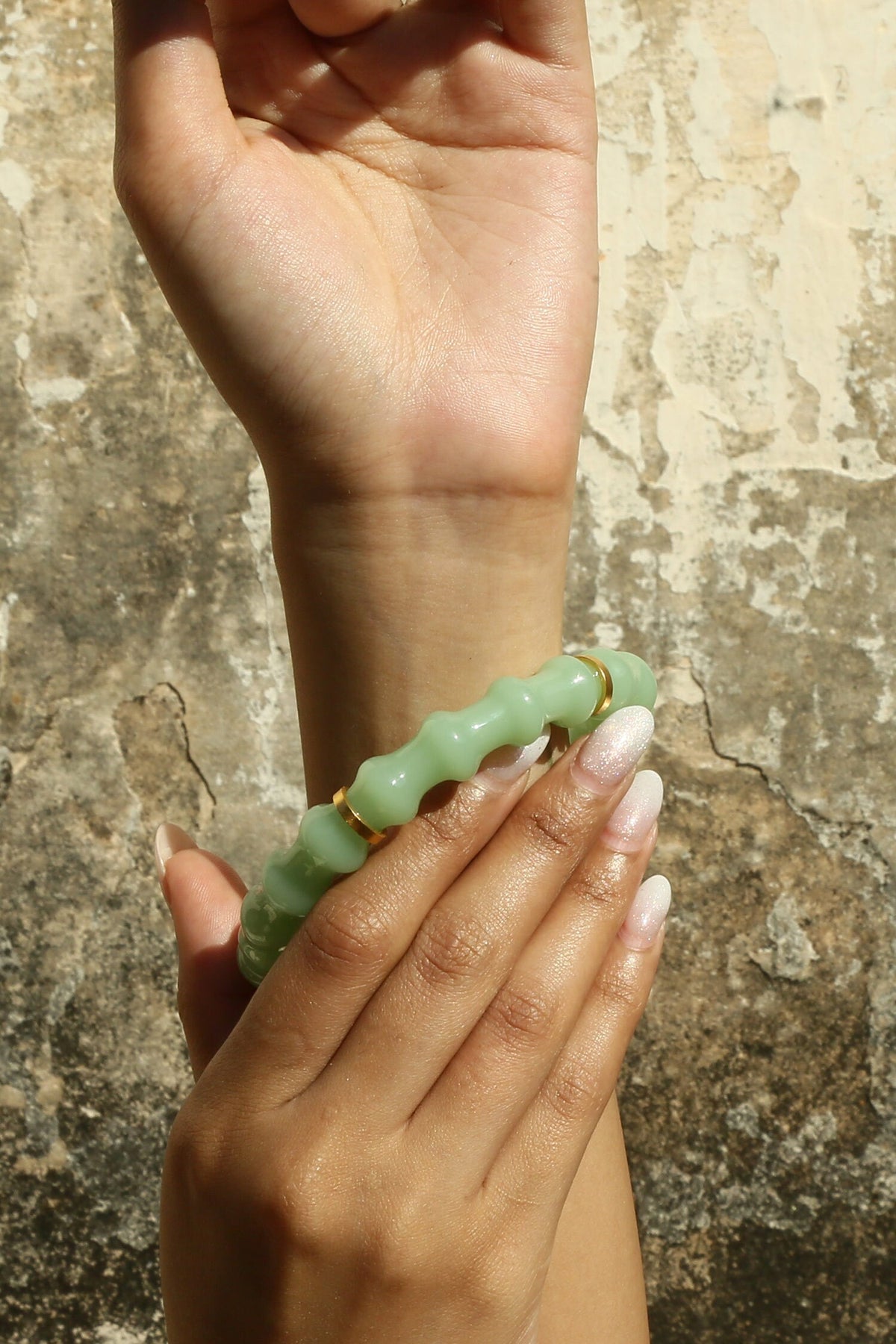 Sona Green Glass Bangle 