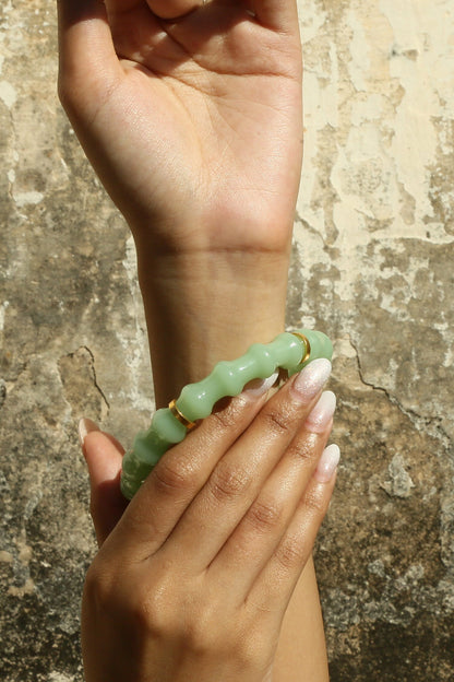Sona Green Glass Bangle 