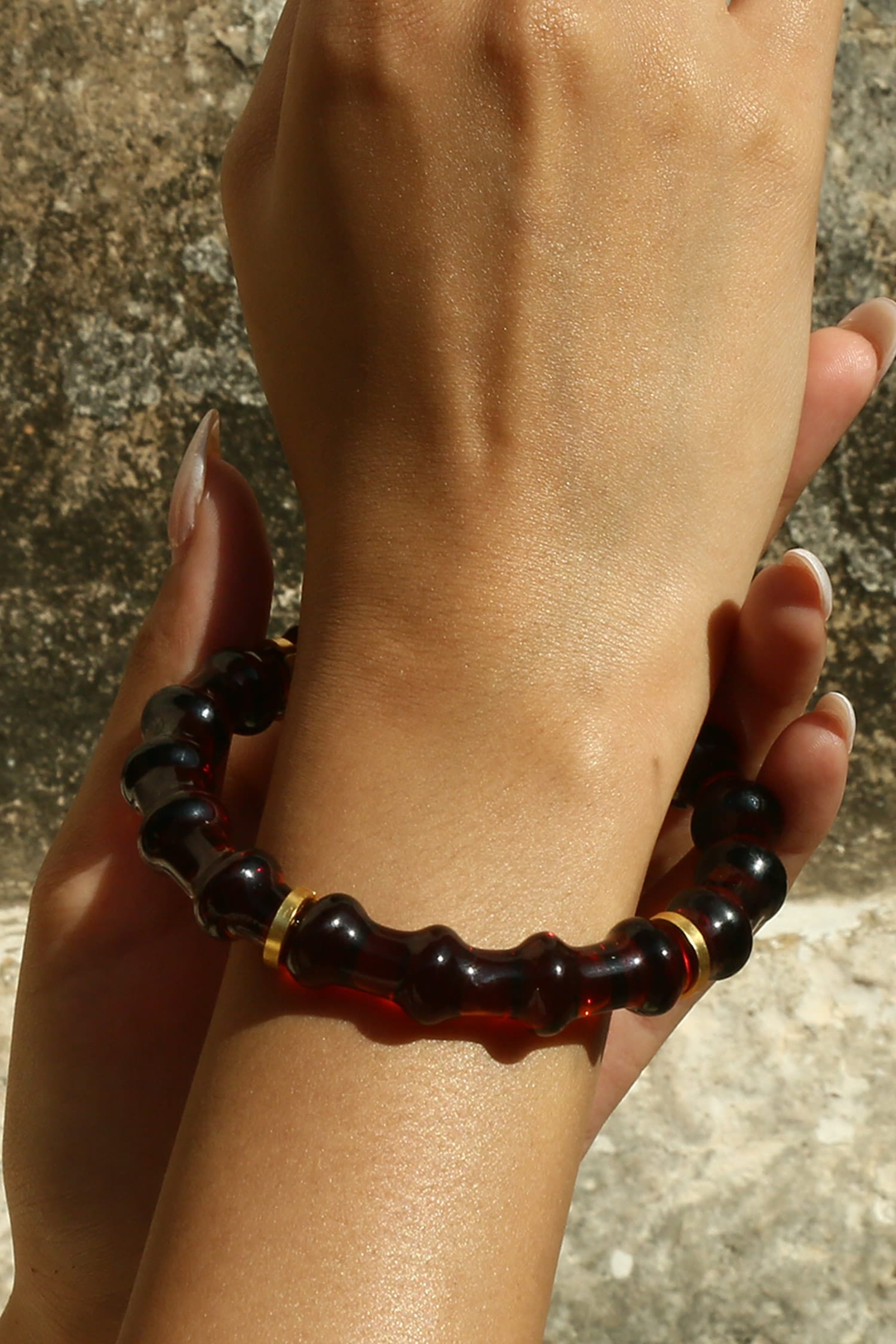 Sona Brown Glass Bangle 