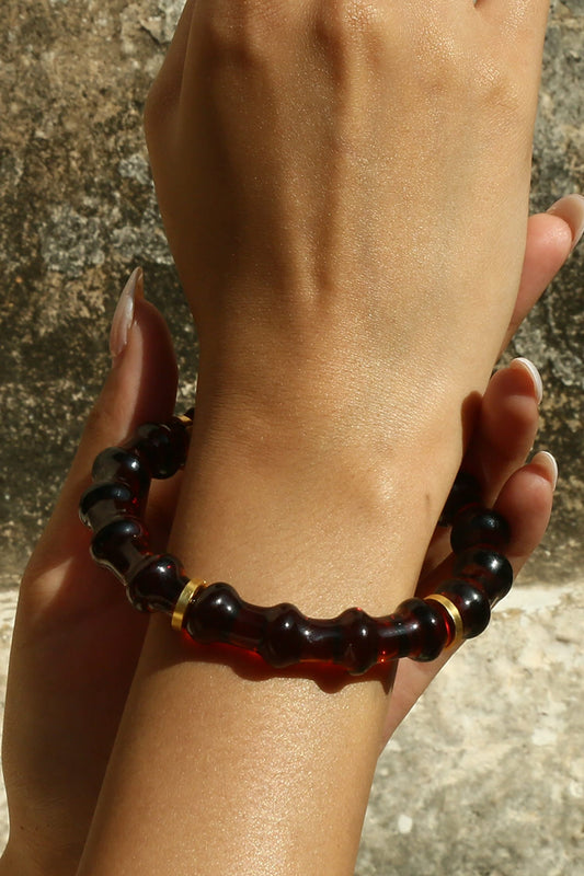 Sona Brown Glass Bangle 