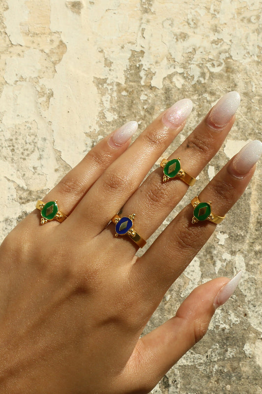 Hot Pot Green Ring 