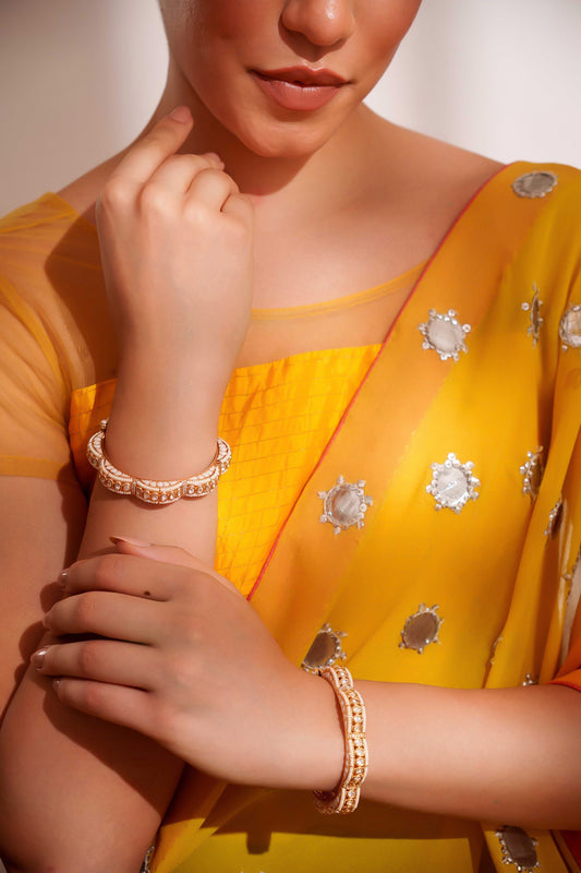 Designer Kundan Polki Bangles 