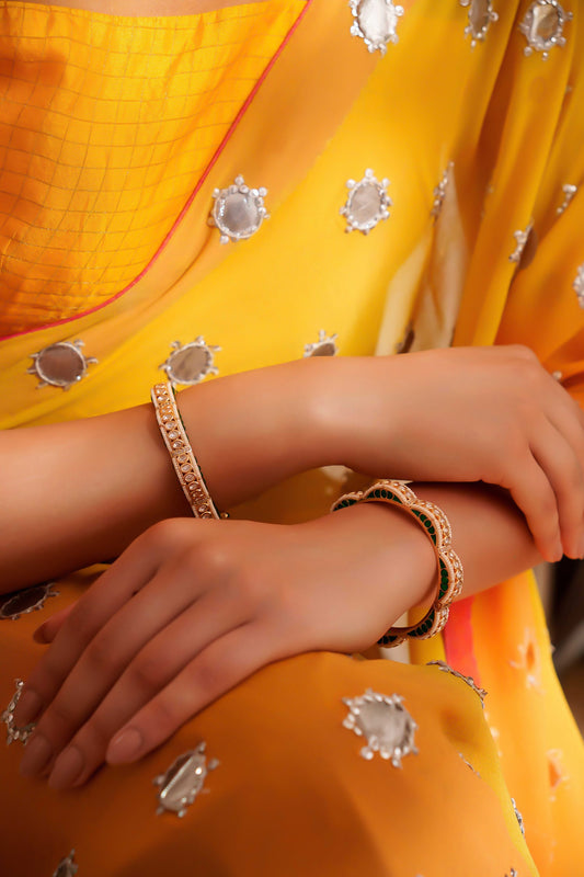 Designer Kundan Polki Bangles 
