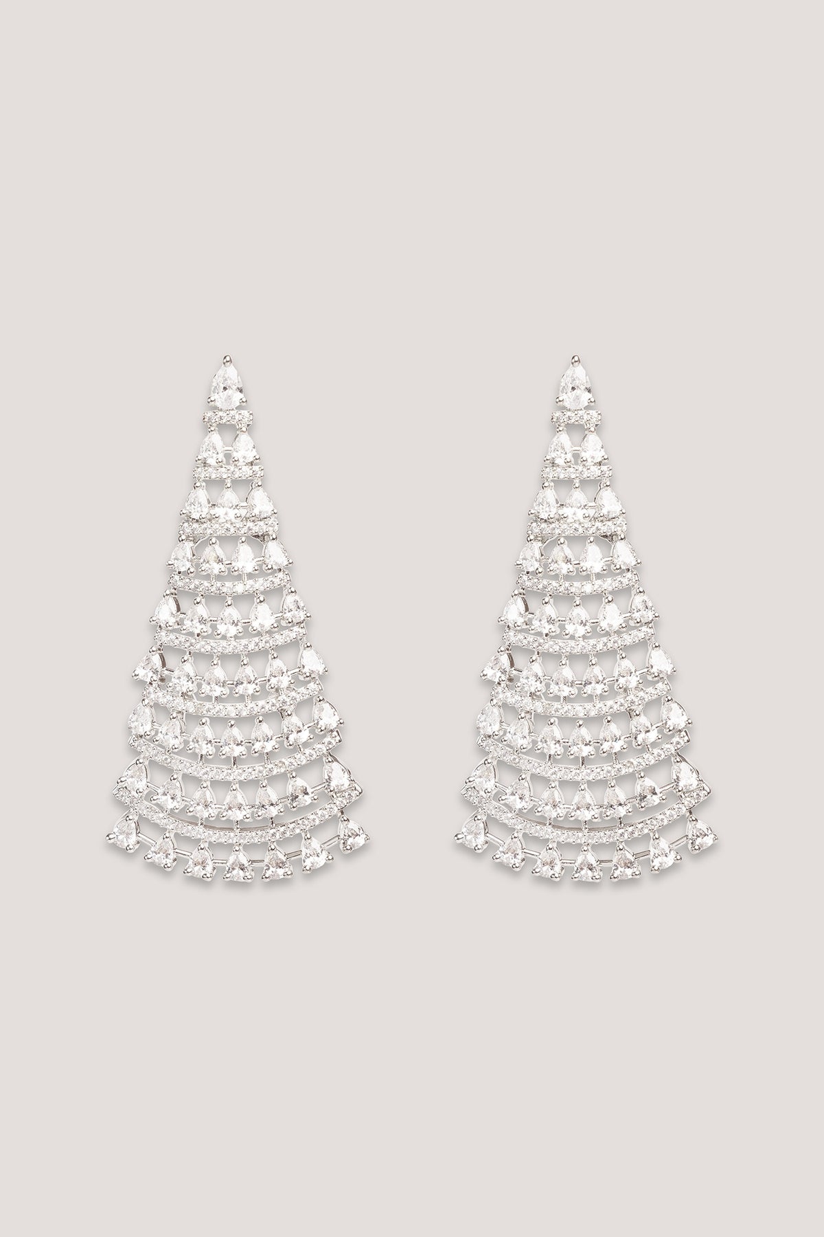 Designer Faux Diamond Danglers 