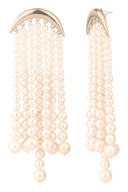 Waterfall Pearl Earrings 